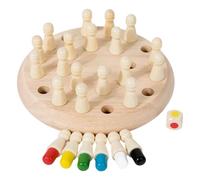 KAHDGSS Gioco Apprendimento Interattivo con Bastoncini Legno per Scacchi con Memoria a Colori per L'educazione Precoce per Genitori E Figli