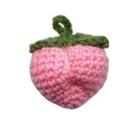 KAHDGSS Handmade Weaving Keychain Wool Crochted Fruit Pendant for Car Keys Bag Wallet Purse Women And Girls Handbag Decoration Yarn Keychain
