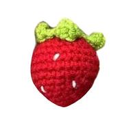 KAHDGSS Handmade Weaving Keychain Wool Crochted Fruit Pendant for Car Keys Bag Wallet Purse Women And Girls Handbag Decoration Yarn Keychain