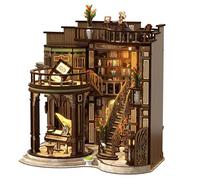 KAHDGSS Inserti per Libri in Legno per Sala Libri, Set Artigianale, Puzzle in Miniatura per Amanti ' architettura e progetti Esposizione Artistica, Set Artigianale per libreria in Legno