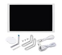 KAHDGSS Leghe di alluminio IPSs Computer Auxiliary Monitor 8 "USB Tipo C Spine Play Card Media Playback Display Desktop Leggero Alluminio Case Monitor