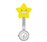 KAHDGSS Leghe Peso Leggero Orologio Tasca Infermieristica con Facile Funzione Accessorio Clip per Medici E Infermieri In Ambiente Clinico Etonoteo Infermieristica Leggero, Funny Stars