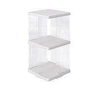 KAHDGSS Libreria rotante salvaspazio a torre multiuso rotante organizer per esposizione per casa e ufficio