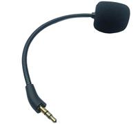 KAHDGSS Microfono maschio da 3,5 mm a 3 sezioni con manicotto in spugna per accessorio di ricambio per cuffie K820NC