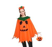 KAHDGSS Modifiable Kids Pumpkin Hide Halloween Costume Ventilated Soft Fabric Fancy Ball School Event Acting Kids Vegetable Hide