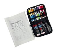 KAHDGSS Pagina Rimovibile Guida Ricamo Materiali in Lino Disegni Portatili Tecniche Lavorazione Incluse Libro Progetti Cucito Portatile