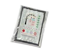 KAHDGSS Pagina Rimovibile Guida Ricamo Materiali in Lino Disegni Portatili Tecniche Lavorazione Incluse Libro Progetti Cucito Portatile