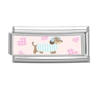 KAHDGSS Perline A Tema Fotografico Collegamento con Ciondoli Accessorio alla Bracciale Modulare Forniture per La Creazione Moduli Unici Adatti per Gioielli Accessori Fotografici Intercambiabili