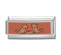 KAHDGSS Perline A Tema Fotografico Collegamento con Ciondoli Accessorio alla Bracciale Modulare Forniture per La Creazione Moduli Unici Adatti per Gioielli Accessori Fotografici Intercambiabili