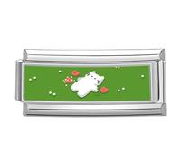 KAHDGSS Perline A Tema Fotografico Collegamento con Ciondoli Accessorio alla Bracciale Modulare Forniture per La Creazione Moduli Unici Adatti per Gioielli Accessori Fotografici Intercambiabili