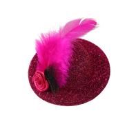 KAHDGSS Piccolo fascinator cappelli clip per capelli per progetti artigianali ballo festa a tema piccoli cappelli accessori per capelli per neonate ragazze bambini ragazze cappello a tema forcina