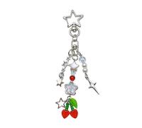 KAHDGSS Portachiavi a forma di fragola, decorazione per zaino, ciondolo in lega per ragazze e adolescenti con ciondolo a forma di fragola, Sezione 2, Taglia unica