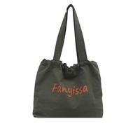 KAHDGSS Pratica borsa a tracolla resistente all'usura spaziosa borsa da libro leggera in nylon per ascelle per professionisti da viaggio Preppy Letter Nylon, Verde scuro, One Size