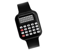 KAHDGSS Pratico orologio digitale con calcolatrice integrata Design compatto e confortevole per l ' uso quotidiano e calcoli rapidi Orologio calcolatrice per studenti