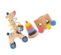KAHDGSS Puzzle interattivo con Perline Colorate Che stimolano l ' apprendimento precoce e la creatività Bambole da Viaggio per