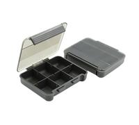 KAHDGSS Scatola portaoggetti per attrezzatura da pesca, con coperchio trasparente, scatola per attrezzatura multi scomparto per esche da pesca, esche da pesca, contenitore multiuso