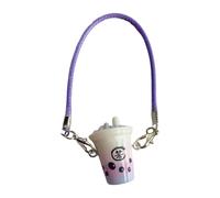 KAHDGSS Set Ciondoli per Gioielli Artigianali con tè Latte Borsa per Progetti Artigianali in Resina Decorazione con Ciondoli per Adolescenti E Studenti Kit Gioielli Fai da Te Facile da