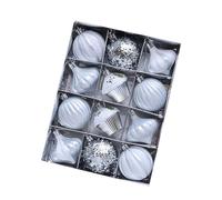 KAHDGSS Set di 12 decorazioni per albero di Natale, palla da appendere per la casa, feste, torte, decorazioni da tavolo, decorazioni per albero di Natale