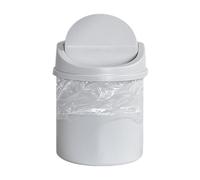 KAHDGSS Simple Design Small Desktop Trash Can with Odor Control Lid for Office Bathroom Kitchen Tabletop Waste Paper Disposal Desktop Garbage Bin with Lid