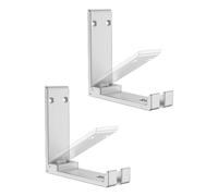 KAHDGSS Supporto pieghevole salvaspazio per cuffie con slot per cavi integrato per gli amanti della musica, 1 pz/2 pezzi