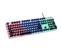 KAHDGSS Tastiere meccaniche di tocco di stile dei punks dell'ABS con l'illuminazione personalizzabile di RGB per le prestazioni di gioco migliorate Tastiere di computer dell'ABS