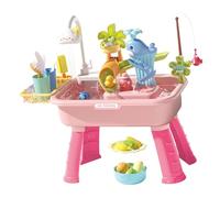 KAHDGSS Tavolo da Gioco Acquatico Multifunzionale per Bambini per l ' apprendimento all ' Aperto e l ' apprendimento dei Giochi Attraverso Le Bambole da Gioco