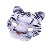KAHDGSS Tigre - Leopardo 3D a mezzo volto per Halloween, travestimenti, cosplay, feste in maschera