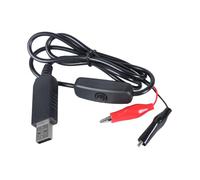 KAHDGSS USB 5V A 1. Cavo Alimentazione con Interruttori Alimentazione Sostituisci Pezzo LR03 LR6 LR14 LR20 Batteria AA per Tensioni Luce LED Cavo Step Down