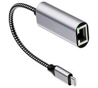 KAHDGSS USB C A Ethernet Tipo Adattatore A RJ45 Maschio Cavo Collegamento Direttamente Gigabit Networking Per Laptop PC Accessori Alluminio Usb LAN Adapter