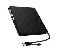 KAHDGSS Veloce Velocità DVD Esterna Drive USB3.0 Tipo C Portatile CD Masterizzatori Scrittore Per Laptop Desktop Nessun Driver Installazione Dvd Esterno Drive
