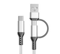 KAHDGSS velocità Rapida 1 M 60W Tipo C Ricarica USB con Cavo Dati Ricarica del Telefono USB C Intrecciato Nylon