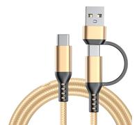 KAHDGSS velocità Rapida 1 M 60W Tipo C Ricarica USB con Cavo Dati Ricarica del Telefono USB C Intrecciato Nylon