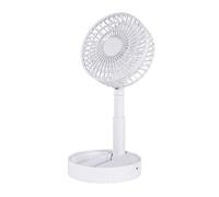 KAHDGSS Ventilatore pieghevole portatile multi velocità batteria 2400mAh potente dispositivo di raffreddamento desktop adatto per campeggio aula uso USB piccolo ventilatore pieghevole