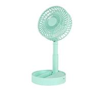 KAHDGSS Ventilatore pieghevole portatile multi velocità batteria 2400mAh potente dispositivo di raffreddamento desktop adatto per campeggio aula uso USB piccolo ventilatore pieghevole