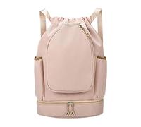 KAHDGSS Zaini con coulisse Basket con separazione a secco Bagnato Borsa Fitness Grande Capacità Tennis Palestra per Uomo Palestra Coulisse Tennis Fitness Basket