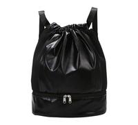 KAHDGSS Zaini con coulisse Borsa da palestra sportiva con separazione asciutta bagnata spiaggia fitness resistente all'acqua nuoto per donne uomini palestra zaini con coulisse con separazione asciutta