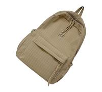 KAHDGSS Zaino di grande capacità Borsa per laptop Casual Zaini Studente Scuola Tinta unita Viaggio Per Adolescenti Grande Capacità Studente Scuola Tinta unita Zaino Casual, cachi