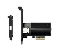 Kahdsvby 1 PCS PCIE A RJ45 Porta Singola RJ45 10G NIC PXE Diskless Boot Server Computer Industriale Ethernet NIC Adattatore di Rete PCIE PCB Nero + Alluminio