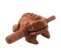 Kahdsvby 1 pezzo rana tono blocco giocattoli in legno fortunato rana giocattolo intagliato gracchiante legno percussioni suono musicale