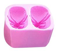 Kahdsvby 1 Pezzo Silicone Fondente Stampo A Maglia Scarpe Torta Decorazione Strumenti Fai Da Te Stampo Candela Sapone Argilla Stampo Rosa