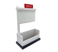 Kahdsvby 1 PZ Sold Sign Real Estate Porta Biglietti da Visita Acrilico per Agente Immobiliare Mostra I Tuoi Biglietti da Visita Personalizzati Real Estate