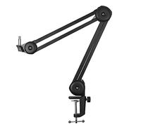 Kahdsvby 1 Set di Microfono da Scrivania Pieghevole Live Supporto in Metallo Supporto per Microfono Molla Pieghevole B