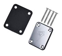 Kahdsvby 1Set 70S 4-Bolt Guitar Neck Plate Neckplate Con Iron Plastic Back Plate Handle Protector ()