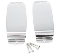 Kahdsvby 2 pezzi per chitarra , copertura pickup in acciaio per basso , resistente, facile da installare, colore .