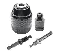 Kahdsvby 3/8-24UNF Filettatura 0,8 Mm-10 mm Adattatore mandrino di foratura in metallo adatto per trapano a mano, elettrico/trapano elettrico durevole facile da usare B