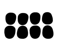 Kahdsvby 8 cuscinetti per bocchino per flauto, spessore 0,5 mm, colore: nero