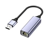 Kahdsvby Adattatore di rete da tipo C a RJ45 Ethernet Adattatore di rete Type-C 3.0 PC Internet Type-C 1000Mbps Misura Per Laptop/TV Box
