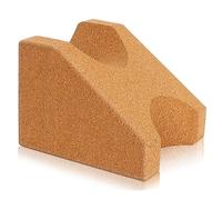 Kahdsvby Cuscino di supporto per collo in sughero, accessorio per la riparazione, la manutenzione, la pulizia, facile da usare, color legno