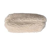 Kahdsvby Custodia a matita per penne con sacchetto di peluche Kawaii Zipper Cosmetico Trucco Organizzatore Sacchetto Forniture per Ufficio Scuola (Beige), beige