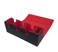 Kahdsvby Custodie per carte da collezione, contenitore di protezione per più di 270 carte, rosso, rosso